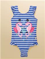 Sparkly Seahorse Frill Swimsuit (1-10 Yrs)