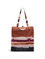 Ombre Striped Foldaway Tote Bag