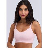 Boux Avenue Ribbed Maternity Nursing Bralette Pink Mix