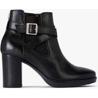 Carvela Wide Fit Leather Ankle Boots Black