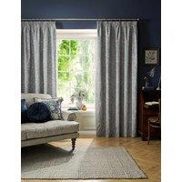 William Morris At Home Original Willow Pencil Pleat Blackout Curtains Blue Mix