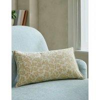 Laura Ashley Pure Cotton Lady Fern Cushion Yellow Mix