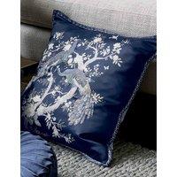 Laura Ashley Belvedere Embroidered Cushion Blue Mix