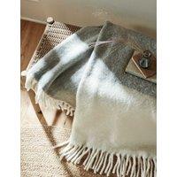 LAURA ASHLEY HOME Bronwen Throw with Wool Grey Mix