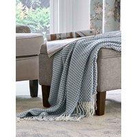 LAURA ASHLEY HOME Arya Throw Blue Mix