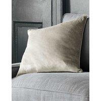 Laura Ashley Velvet Nigella Cushion Soft White