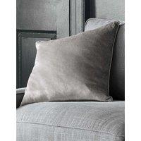 Laura Ashley Velvet Nigella Cushion Charcoal