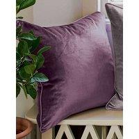 Laura Ashley Velvet Nigella Cushion Purple