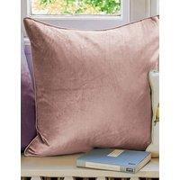 Laura Ashley Velvet Nigella Cushion Light Pink