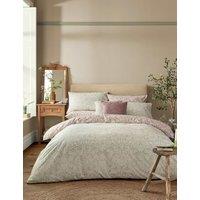 William Morris At Home Sunflower Pure Cotton Bedding Set Pink Mix