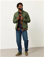 FatFace Lightweight Puffer Jacket Khaki