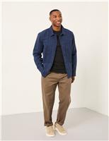 FatFace Pure Cotton Overshirt Blue