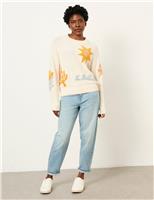 Cotton Rich Patterned Jumper