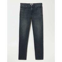 FatFace Straight Fit 5 Pocket Rigid Jeans Black