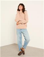 Wool Blend Funnel Neck Jumper