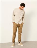 FatFace Regular Fit Pure Cotton Oxford Shirt Natural