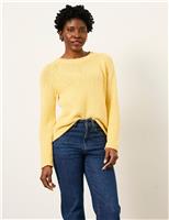 Cotton Rich Ribbed Jumper