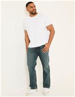 Straight Fit 5 Pocket Rigid Jeans