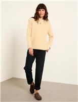 Cotton Rich Ribbed Jumper