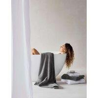 Bedfolk Pure Cotton Bath Towel Dark Grey