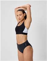 Speedo Speedo Colorblock Bikini Top Black Mix