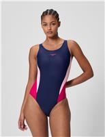 Speedo Speedo Colorblock Splice 2.0 One Piece Black Mix