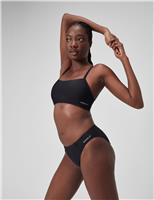 Speedo Solid Racerback Bikini Top