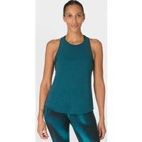 Sweaty Betty Breathe Easy Mesh Racer Back Vest Top Green