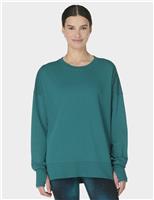 After Class Cotton Modal Longline Sweatshirt