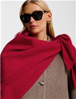 Katie Loxton Triangle Blanket Scarf Red