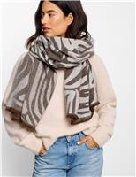 Animal Print Blanket Scarf