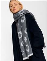 Animal Print Blanket Scarf