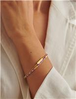 February Waterproof Birthstone Bracelet