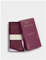 Katie Loxton Sparkle Ribbed Ankle High Socks Gift Box Pink