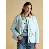 Joules Showerproof Quilted Barn Jacket Blue