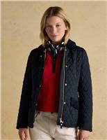 Joules Showerproof Quilted Barn Jacket Navy