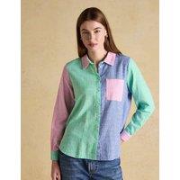 Joules Pure Cotton Colour Block Shirt Multi