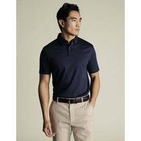 Charles Tyrwhitt Jersey Polo Shirt Petrol