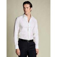 Charles Tyrwhitt Slim Fit Non Iron Pure Cotton Twill Shirt White