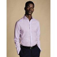 Charles Tyrwhitt Slim Fit Non Iron Pure Cotton Shirt Lilac