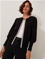 Embellished Crew Neck Cardigan