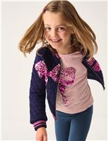 Cotton Rich Sequin Bomber (3-13 Yrs)