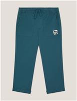 Cotton Rich Drawstring Trousers (3-13 Yrs)
