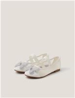 Kids Butterfly Mesh Ballet Pumps (7 Small - 4 Large)