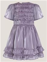 Sequin Organza Dress (3-13 Yrs)