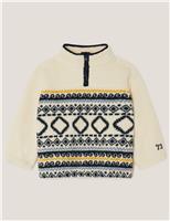 Printed Half Zip Fleece (3-13 Yrs)