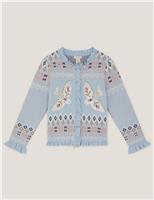 Swallow Fair Isle Cardigan (3-13 Yrs)