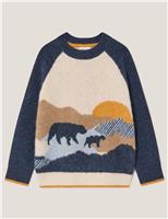 Bear Scene Jumper (3-13 Yrs)