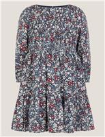 Ditsy Floral Long Sleeve Dress (3-13 Yrs)