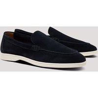 Hawes & Curtis Suede Loafers Navy